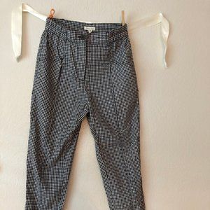 Gingham Check Pants
